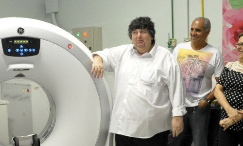 Prefeitura de VR inaugura novo tomógrafo no HSJB 